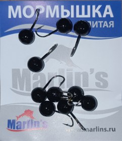 Мормышка литая "Marlin's" Шар 7мм 1.93гр кр.Crown арт:7000-501 уп.10шт