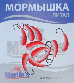 Мормышка литая "Marlin's" Уралка №2 1.22гр кр.Crown арт:7002-208 уп.10шт