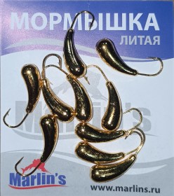 Мормышка литая "Marlin's" Уралка №3 2.35гр кр.Crown арт:7002-303 уп.10шт