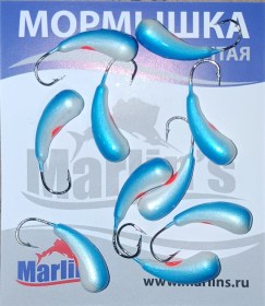 Мормышка литая "Marlin's" Уралка №3 2.35гр кр.Crown арт:7002-305 уп.10шт