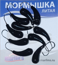 Мормышка литая "Marlin's" Уралка №4 4.26гр кр.Crown арт:7002-401 уп.10шт