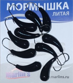 Мормышка литая "Marlin's" Уралка №4 4.26гр кр.Crown арт:7002-401 уп.10шт
