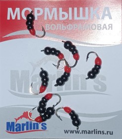 Мормышка вольфрам "Marlin's" Мураш №3 4мм 1.00гр цв.черный арт:7303-111 уп.10шт