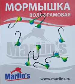 Мормышка вольфрам "Marlin's" Шар с ушком 3мм 0.30гр цв.005 2830 уп.10шт