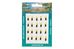  Мормышка Вольфрам Столбик СЫРНЫЙ КУБИК Ø3-0.8гр уп.20шт арт:211