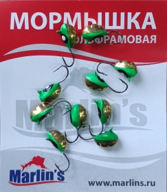 Мормышка вольфрамовая "Marlin's" ВЯТСКАЯ Личинка №3 7100-201 уп.10шт