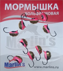 Мормышка вольфрамовая "Marlin's" ВЯТСКАЯ Личинка №3 7100-202 уп.10шт