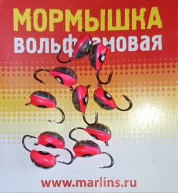 Мормышка вольфрамовая "Marlin's" ВЯТСКАЯ Личинка №3 7100-212 уп.10шт