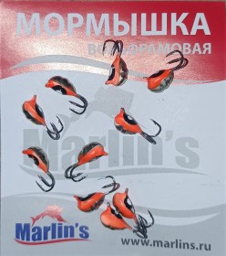 Мормышка вольфрамовая "Marlin's" ВЯТСКАЯ  Личинка-Коза №2 7101-110 уп.10шт