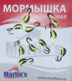 Мормышка вольфрамовая "Marlin's" ВЯТСКАЯ  Личинка-Коза №2 7101-113 уп.10шт