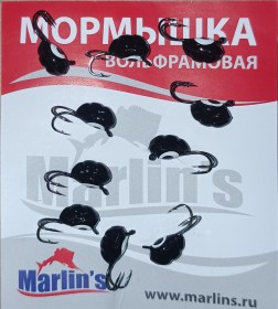 Мормышка вольфрамовая "Marlin's" ВЯТСКАЯ  Личинка-Коза №3 7101-299 уп.10шт