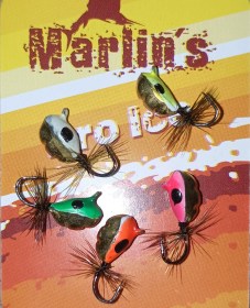 Мормышка вольфрамовая "Marlin's" ВЯТСКАЯ Личинка с мухой №3 7190-299 уп.5шт