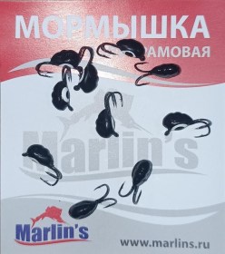 Мормышка вольфрамовая "Marlin's" ВЯТСКАЯ  Личинка-Коза №2 7101-199 уп.10шт