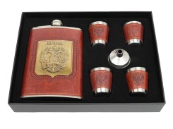 Набор ФЛЯГА+4 СТОПКИ Малый арт:0167