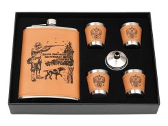 Набор ФЛЯГА+4 СТОПКИ Малый арт:1653