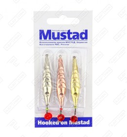 Набор зимних блесен KDF Mustad Успех 6,8г 3 шт/уп