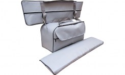 Накладка на сиденье для лодки сумка-рундук ткань ПВХ 65см