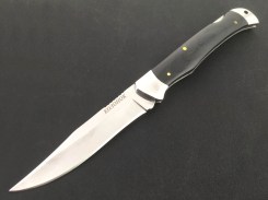 Нож Складной  дерево, зеркальная полировка, back lock, Четкий расклад C-116BN