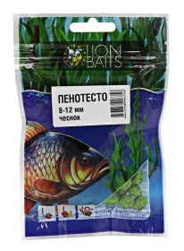 Пенотесто Lion Baits 8-12мм "ЧЕСНОК" 10г