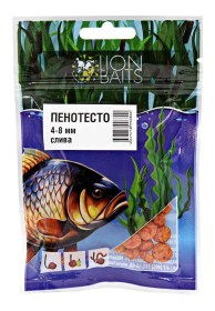 Пенотесто Lion Baits 8-12мм "СЛИВА" 10г