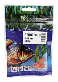 Пенотесто Lion Baits 8-12мм "СЛИВА" 10г