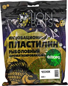 Пластилин Lion Baits ФЛЮРО "ЧЕСНОК" 600г