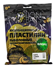 Пластилин Lion Baits ФЛЮРО "КАРП СЛИВА" 600г