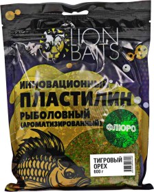 Пластилин Lion Baits ФЛЮРО "ТИГРОВЫЙ ОРЕХ" 600г