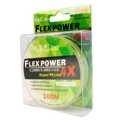 Плетенка KDF FlexPower 4X 0,10мм 100м