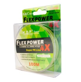 Плетенка KDF FlexPower 4X 0,30мм 100м