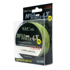 Плетенка KDF MegaPower 4X 0,16мм 150м