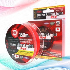 Плетенка KDF Trout Blaze Ultra Light Light Red 0,104мм 150м