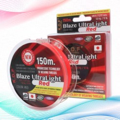 Плетенка KDF Trout Blaze Ultra Light Light Red 0,117мм 150м