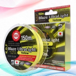 Плетенка KDF Trout Blaze Ultra Light Light Yellow 0,052мм 150м