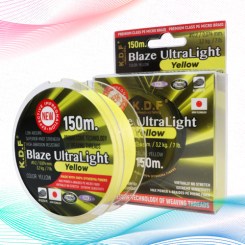 Плетенка KDF Trout Blaze Ultra Light Light Yellow 0,074мм 150м