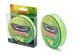  Плетенка NERTIS 4X Желтый/Зеленый 100m 0.35мм