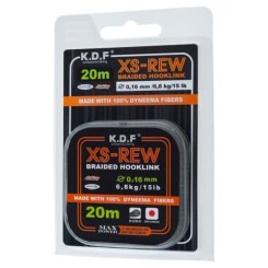 Поводковый материал KDF XS Rew 0,16мм 20м 6,8кг цв.Зеленый