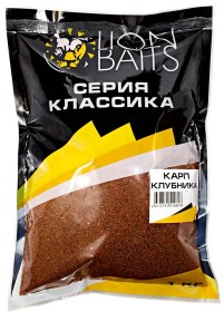 Прикормка Классика Lion Baits "КАРП КЛУБНИКА" 1 кг