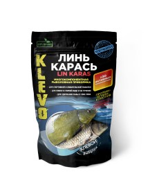 Прикормка KLEVO "ЛИНЬ-КАРАСЬ" средний помол ГОРОХ 900г