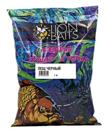 Прикормка ЛОВИТ И ТОЧКА Lion Baits "ЛЕЩ ЧЕРНЫЙ" 1 кг