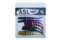 Съедобный силикон ASL «Джава» цв.mix 2 L- 5см (2″) уп.12шт