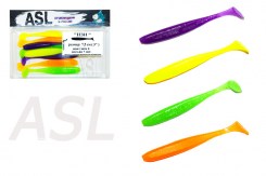 Съедобный силикон ASL «Изи» цв.mix 3 L- 10см (4″) уп.5шт