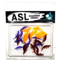 Съедобный силикон ASL «Мормыш (Гаммарус)» 21мм (0.8″) цвет «MIX-3» уп.30шт