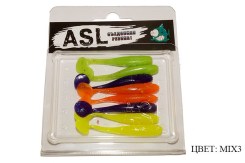 Съедобный силикон ASL «Нано-минноу» цв.mix 3  L- 5см (2″) уп.8шт