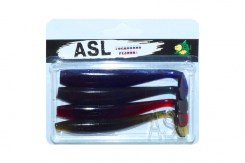 Съедобный силикон ASL «Зандер» цв.mix 2 L-10см (4″) уп.4шт