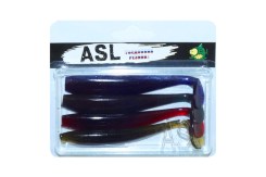 Съедобный силикон ASL «Зандер» цв.mix 2 L-12.5см (5″) уп.4шт