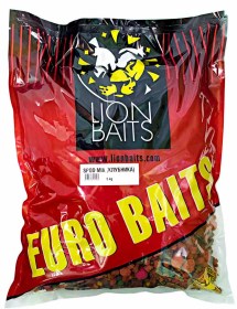 Спод-микс Lion Baits "КЛУБНИКА" 5 кг