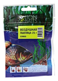 Воздушная пшеница Lion Baits "СЛИВА" 25 г