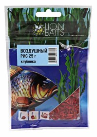 Воздушный рис Lion Baits "КЛУБНИКА 25 г