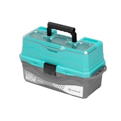 Ящик для снастей Tackle Box трехполочный NISUS бирюзовый (х3)